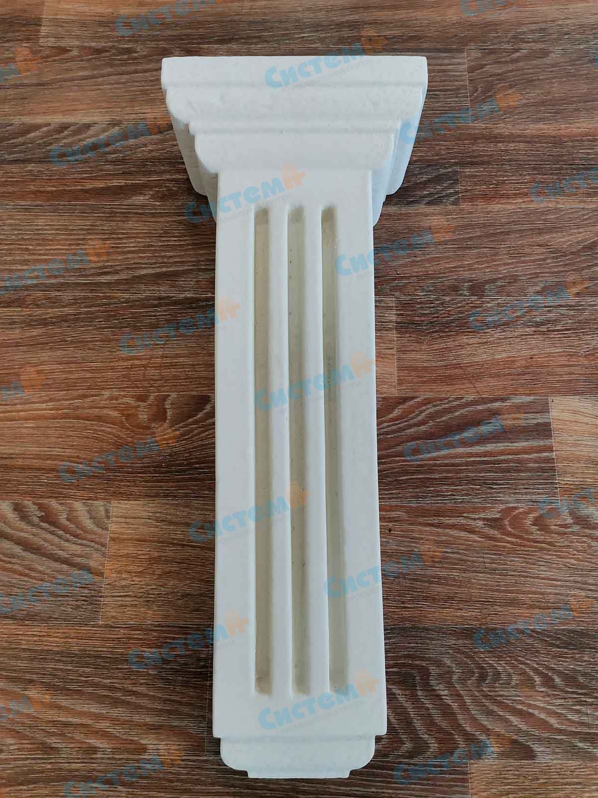 Минераловатные карнизы и кронштейны для оформления фасада школы